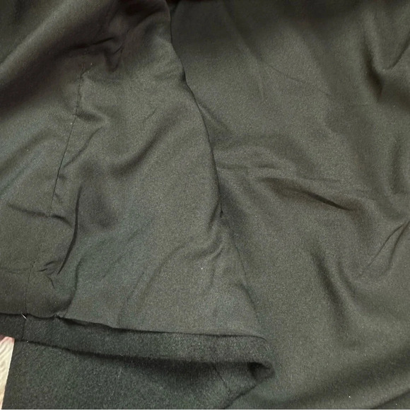 Chico's black blazer jacket sz 2 (large 12) high mock collar business office - Picture 8 of 10